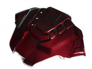 Alfa Romeo Stelvio Engine Cover - Carbon Fiber - QV Model - Red Candy Alfa Romeo Stelvio Engine Cover - Carbon Fiber - QV Model - Red Candy